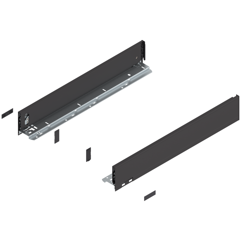 LEGRABOX pure drawer side set height M