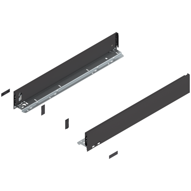 LEGRABOX pure drawer side set height M