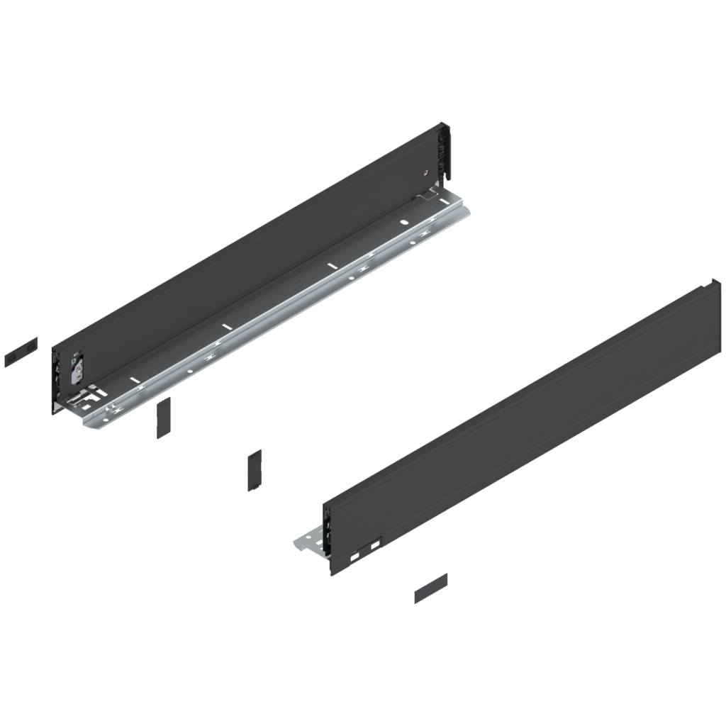 LEGRABOX pure drawer side set height M