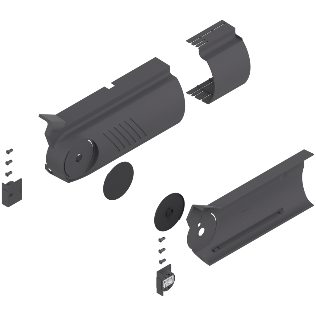 SERVO-DRIVE Güç ünitesi koruma kapağı seti HF, Yazı fontları baskısız 