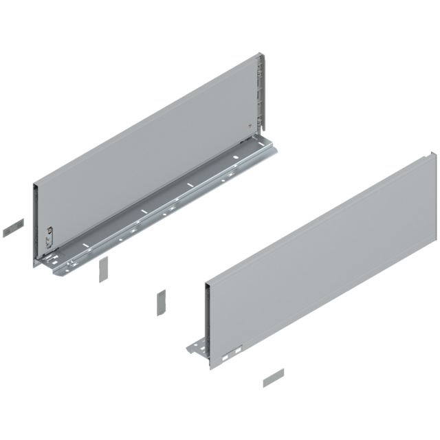 LEGRABOX pure drawer side set height C