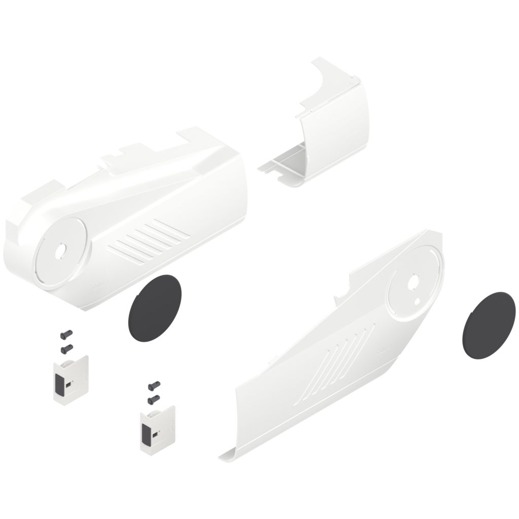 SERVO-DRIVE AVENTOS lift mechanism cover cap set HS, logo plain 