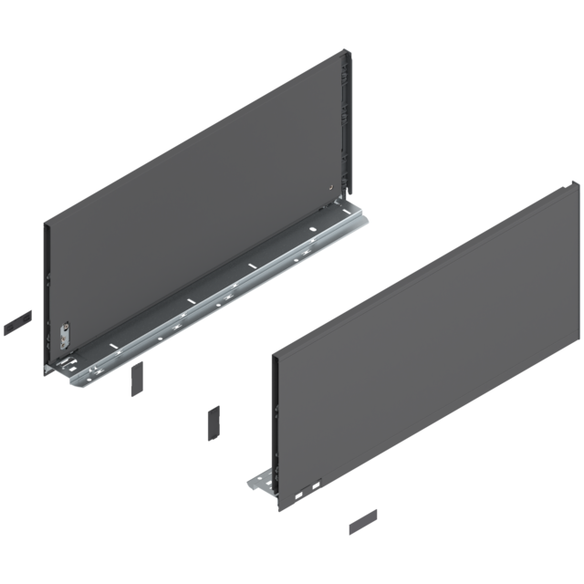 LEGRABOX pure drawer side set height F
