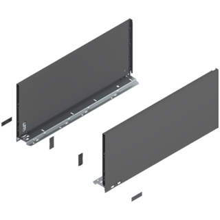 LEGRABOX pure drawer side set height F