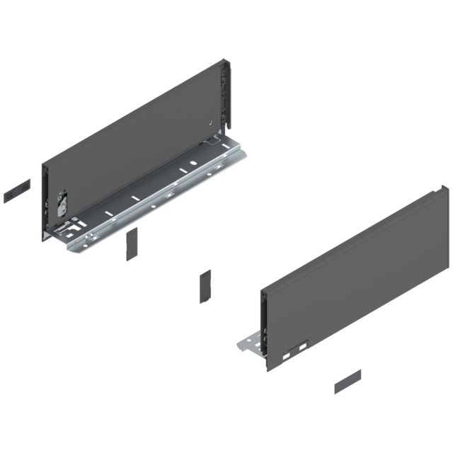 LEGRABOX pure drawer side set height K