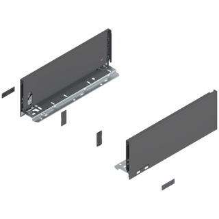 LEGRABOX pure drawer side set height K