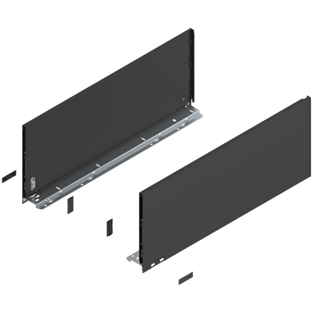 LEGRABOX pure drawer side set height F