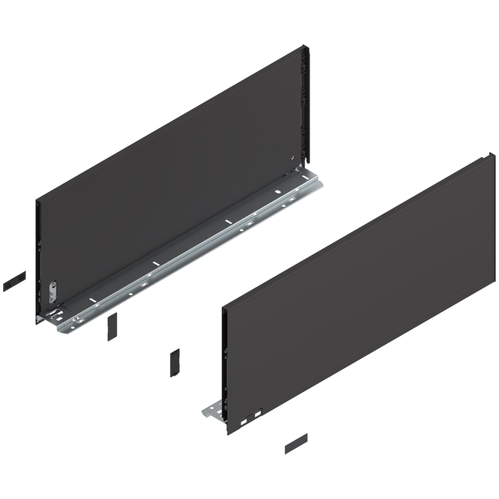 LEGRABOX pure drawer side set height F