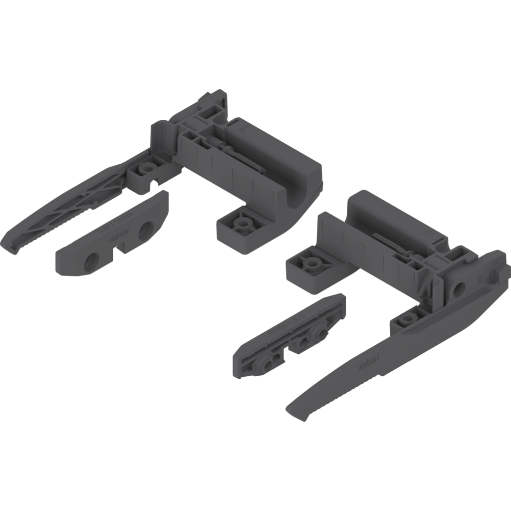 MOVENTO/TANDEM pull-out shelf lock max. panel thickness 16 mm