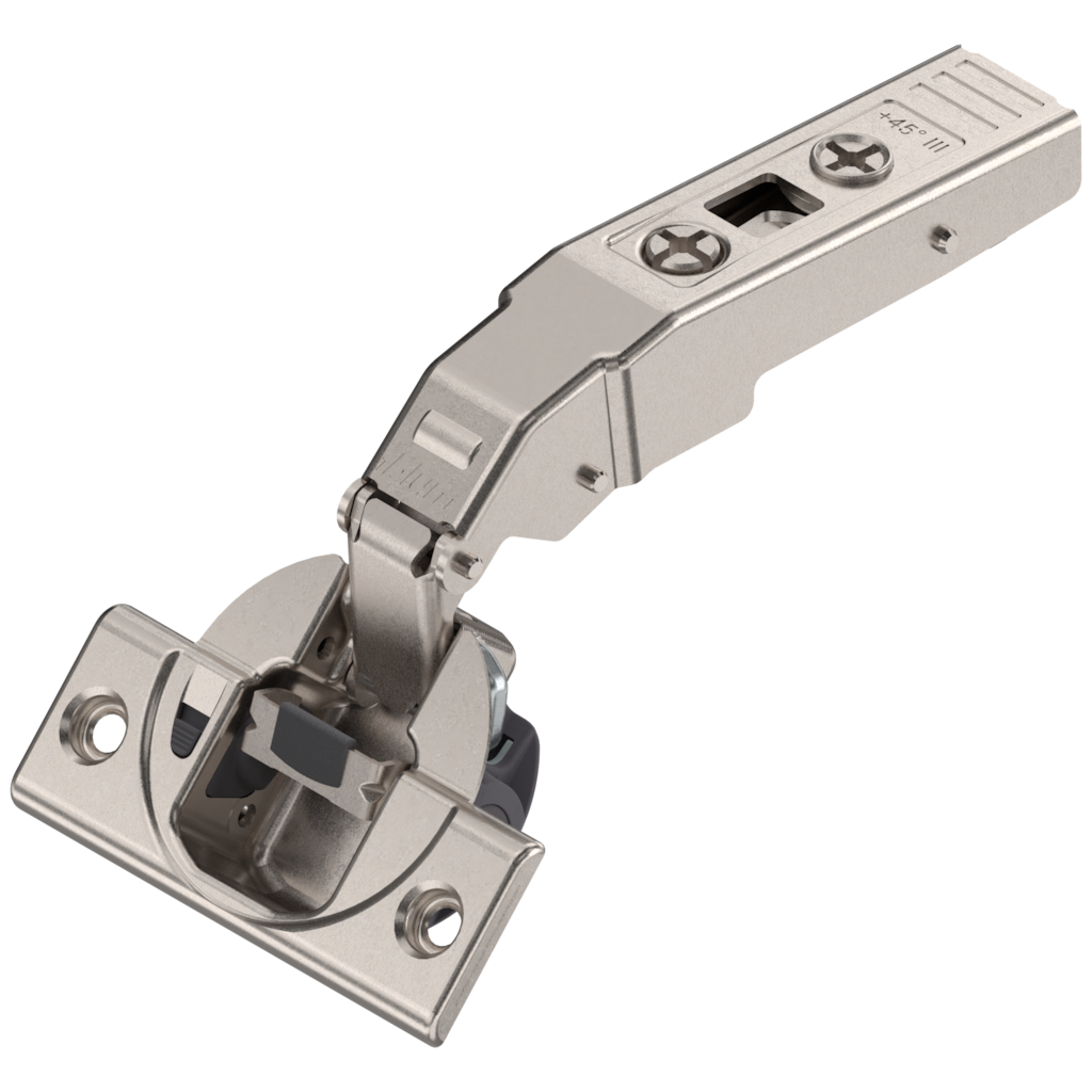 CLIP top BLUMOTION angled hinge cabinet angle 45°