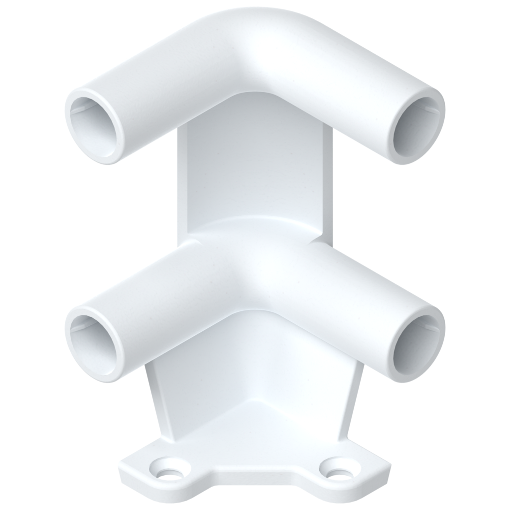 Pull-out shelf corner connector