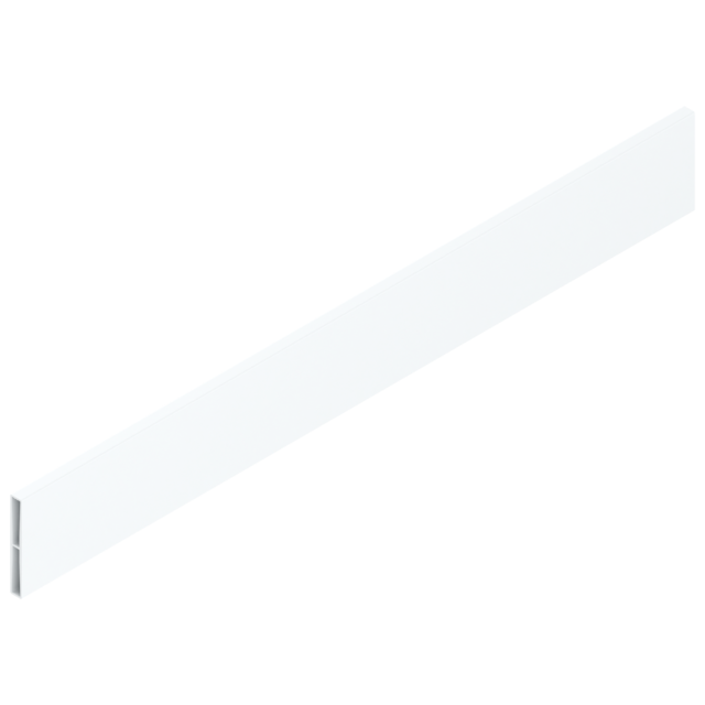 TANDEMBOX antaro design element side mounted silk white, logo plain 