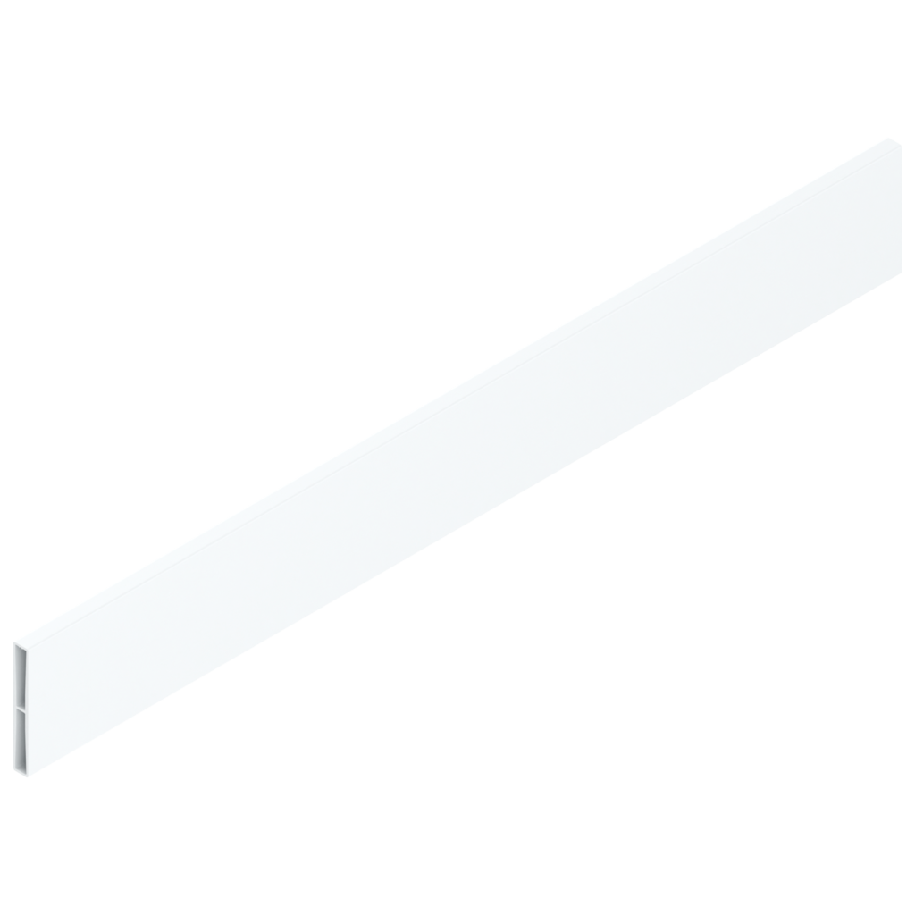 TANDEMBOX antaro design element side mounted silk white, logo plain 