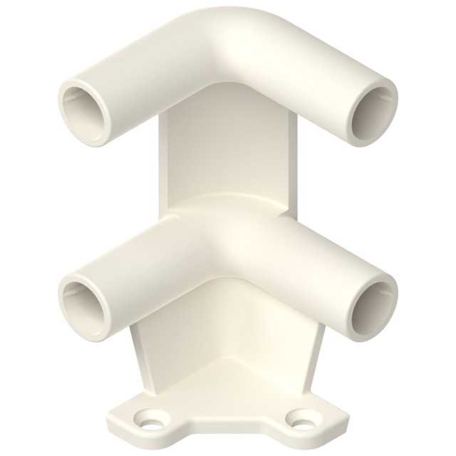 Pull-out shelf corner connector