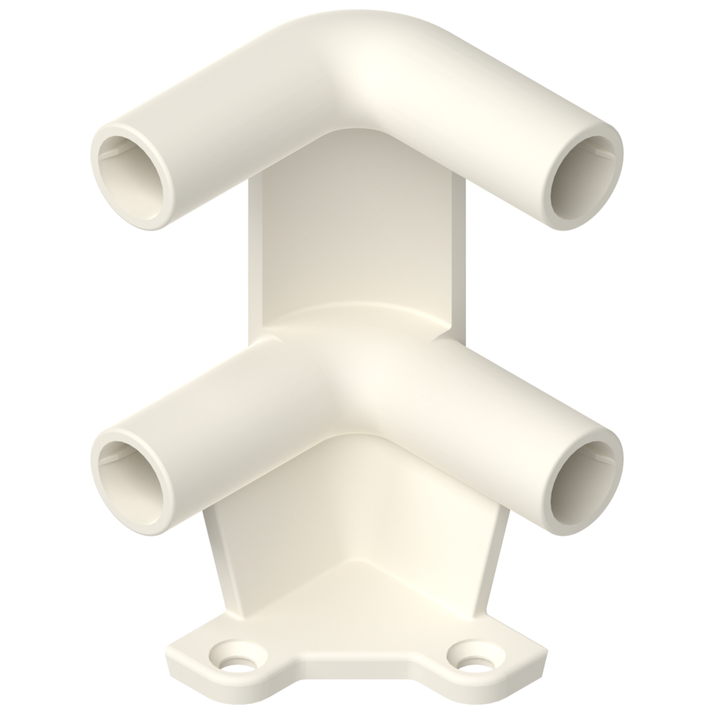 Pull-out shelf corner connector