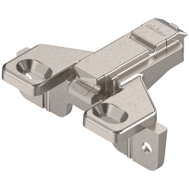 CLIP mounting plate cruciform at front with angle template 