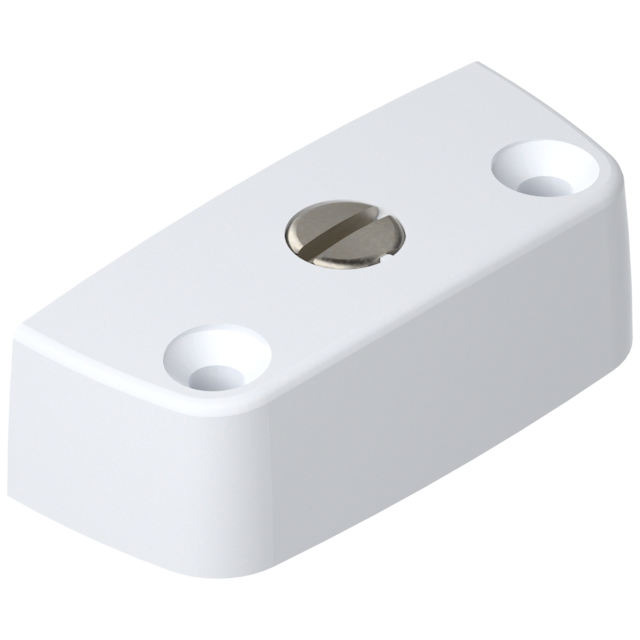 Cabinet connectors for screwing on, white