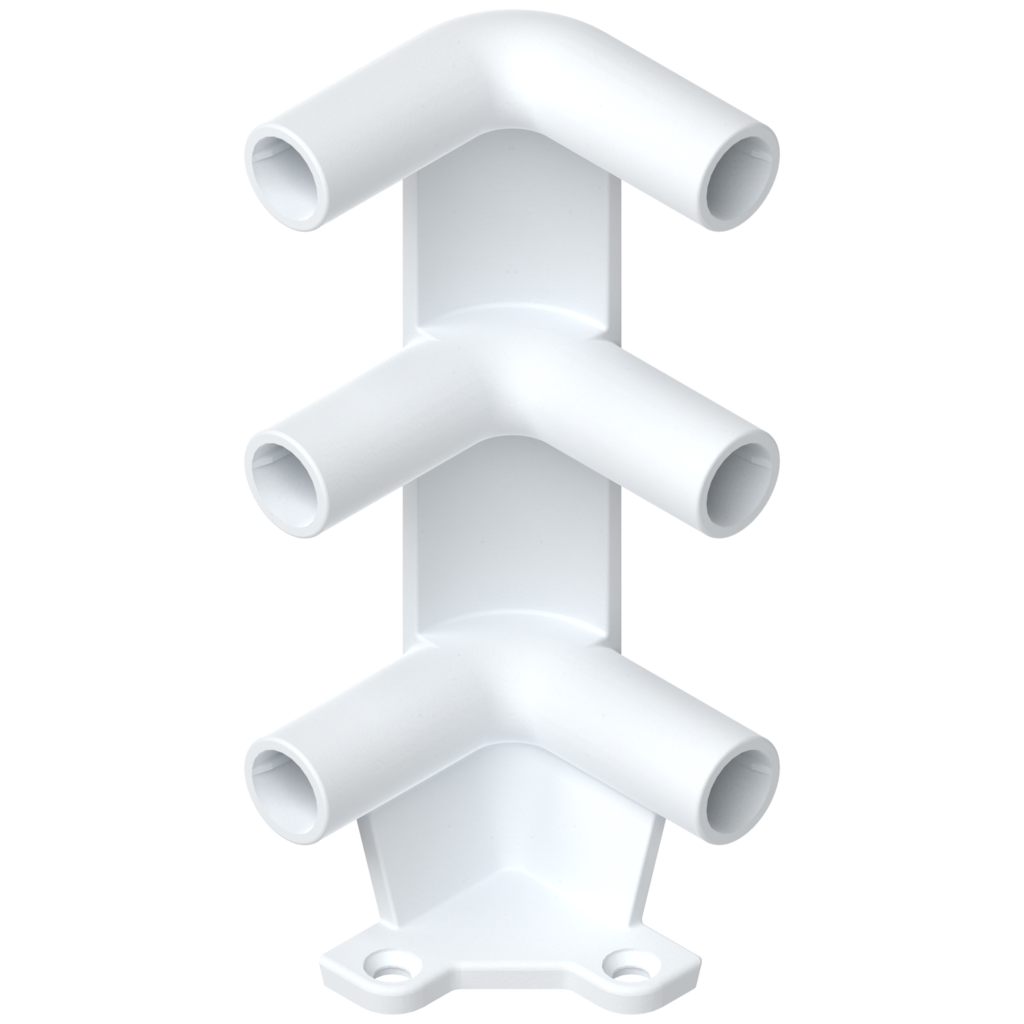 Pull-out shelf corner connector