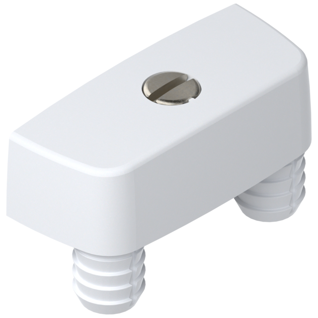 Cabinet connectors knock-in, white