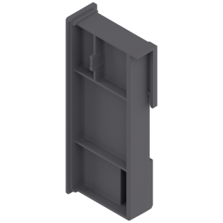 LEGRABOX gap compensation for low design element for insertion