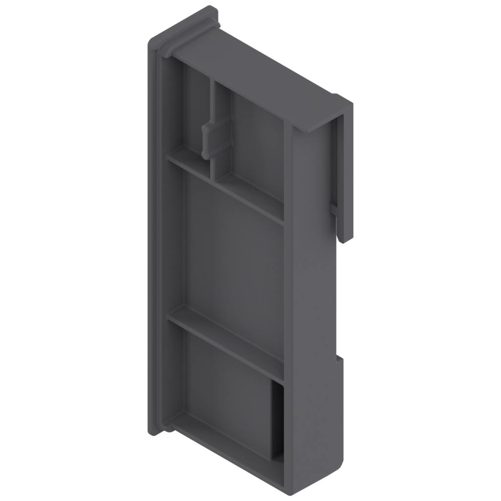 LEGRABOX gap compensation for low design element for insertion