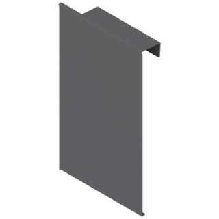 LEGRABOX front fixing cover cap, for system height M, orion grey matt