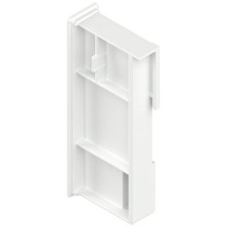 LEGRABOX gap compensation for low design element for insertion