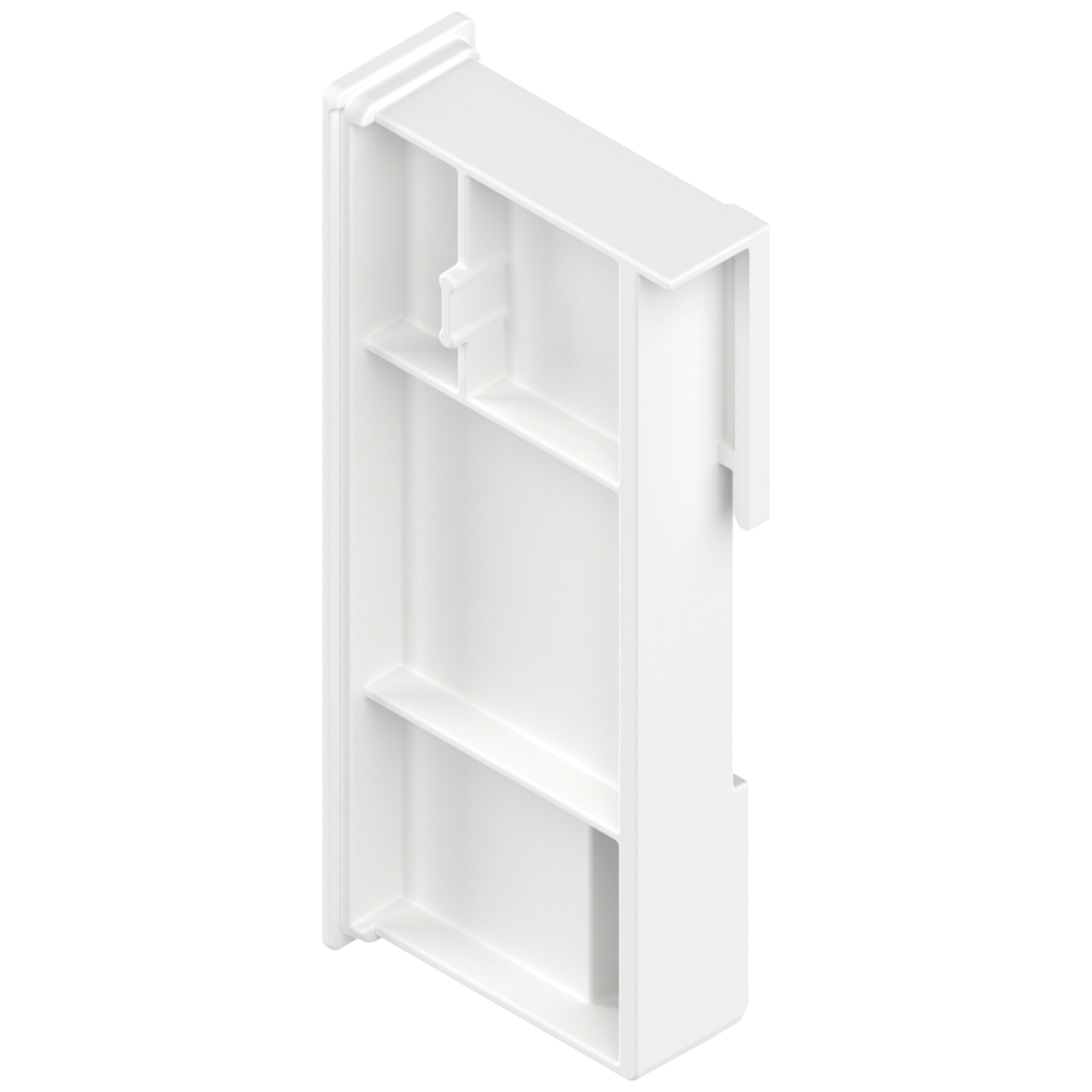 LEGRABOX gap compensation for low design element for insertion