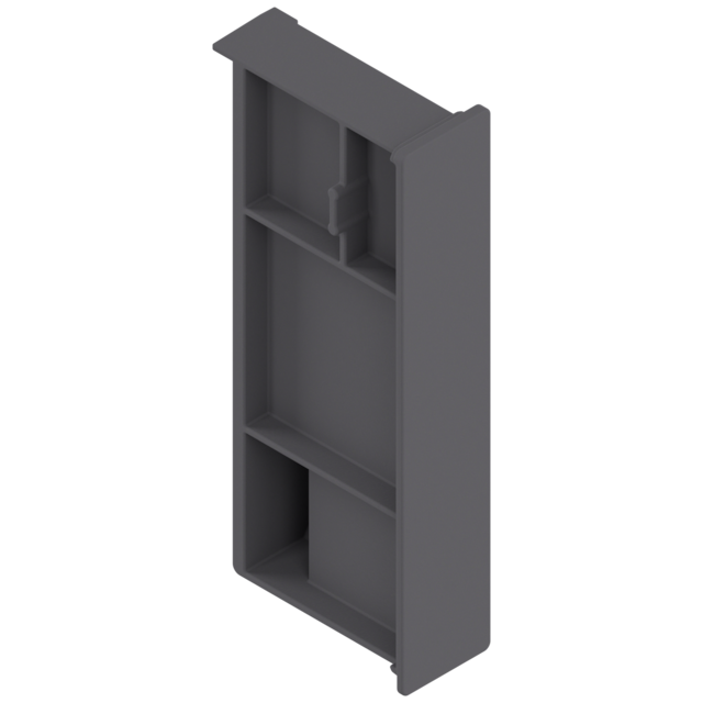 LEGRABOX gap compensation for low design element for insertion