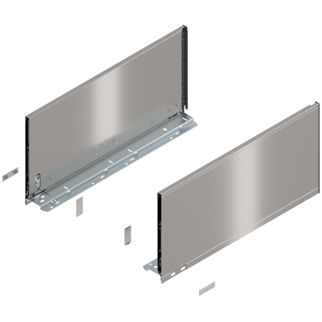 LEGRABOX pure drawer side set height F