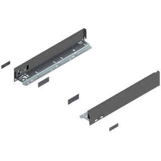 LEGRABOX pure drawer side set height N
