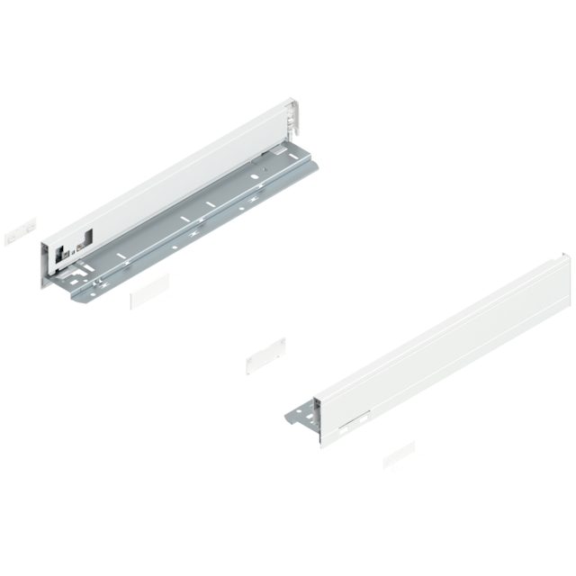 LEGRABOX pure drawer side set height N