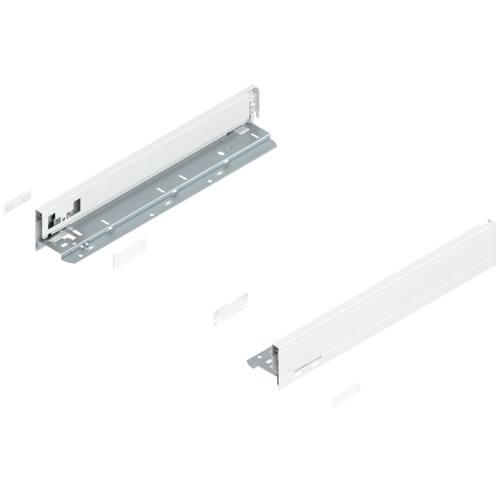 LEGRABOX pure drawer side set height N