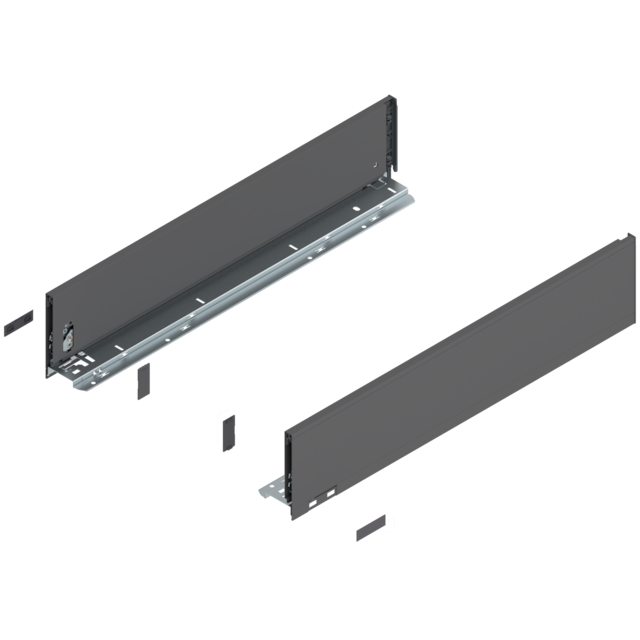 LEGRABOX pure drawer side set height K