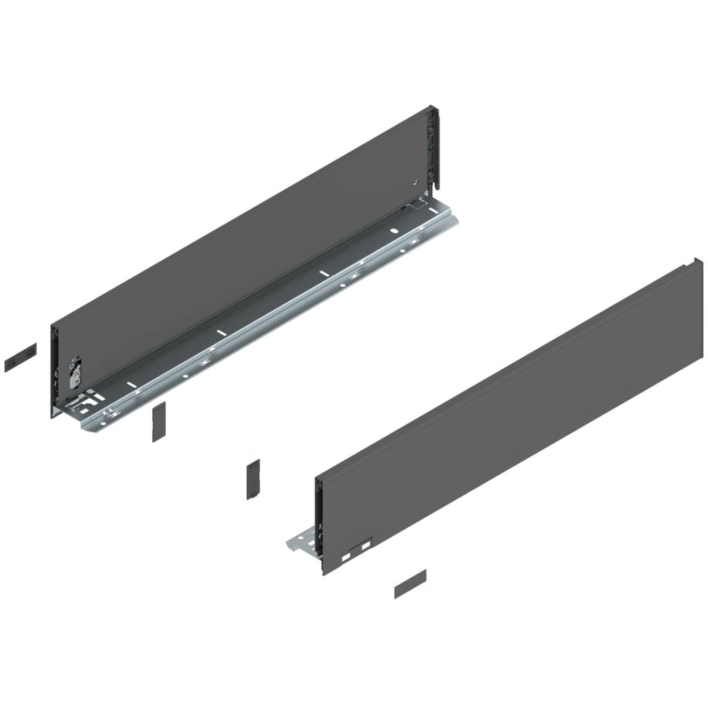 LEGRABOX pure drawer side set height K
