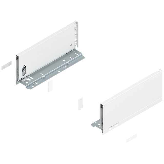LEGRABOX pure drawer side set height K