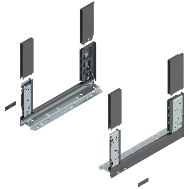 LEGRABOX free drawer side height C