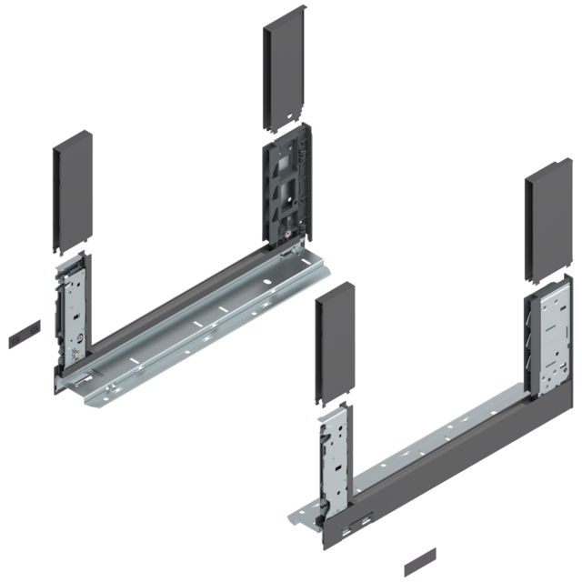 LEGRABOX free drawer side height C