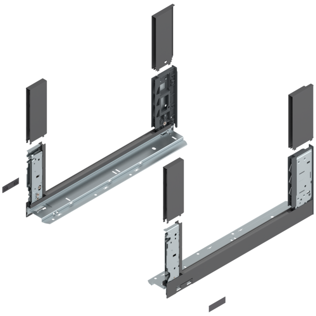 LEGRABOX free drawer side height C