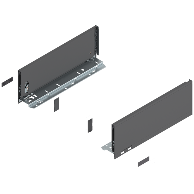 LEGRABOX pure drawer side set height K