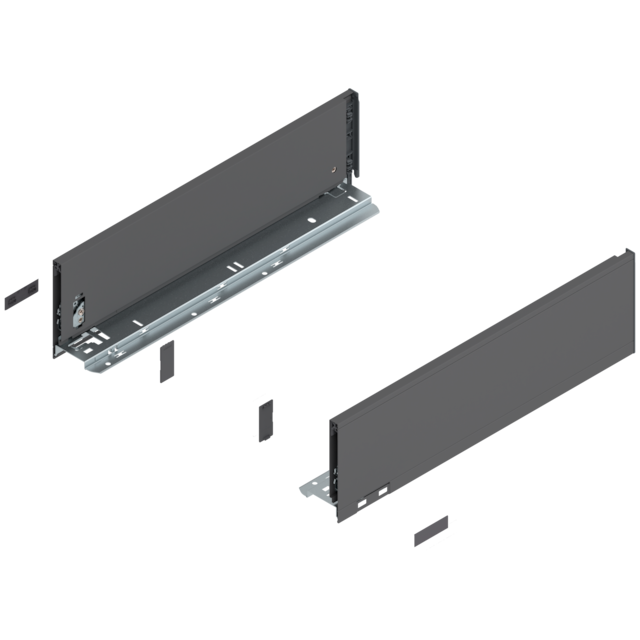 LEGRABOX pure drawer side set height K