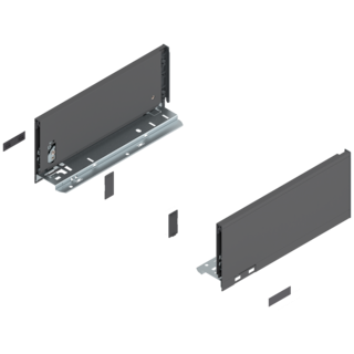 LEGRABOX pure drawer side set height K