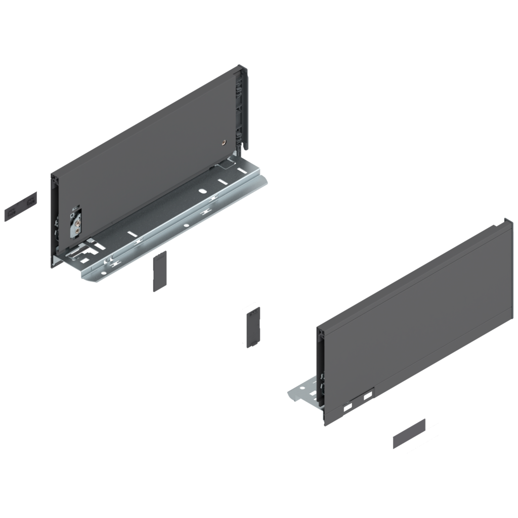 LEGRABOX pure drawer side set height K