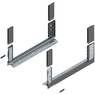 LEGRABOX free drawer side set Height C, left/right