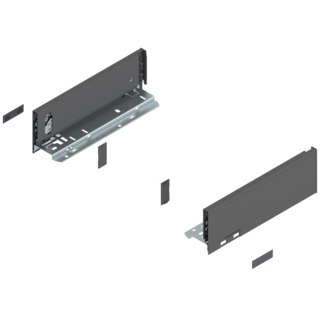 LEGRABOX pure drawer side set Height M, left/right