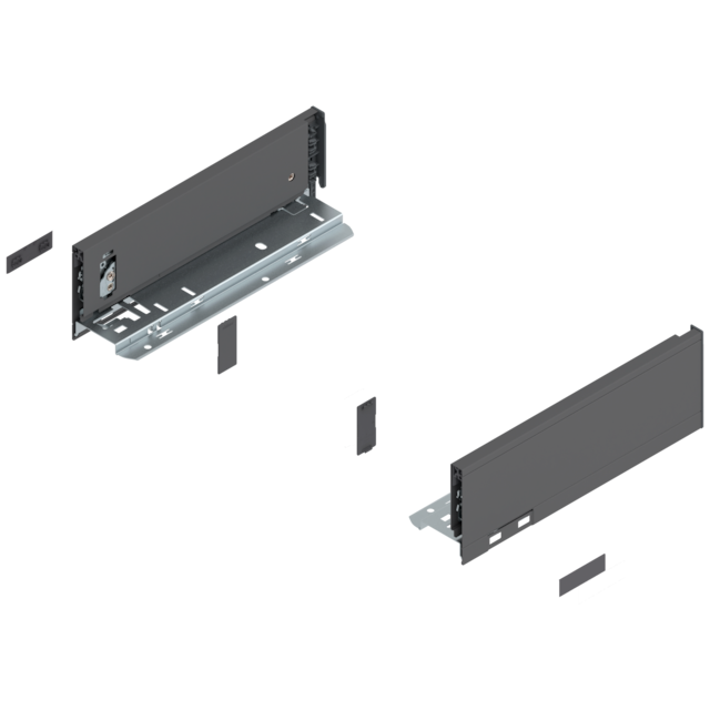 LEGRABOX pure drawer side set height M