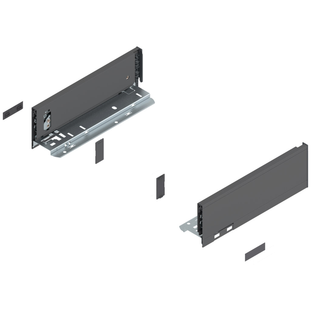 LEGRABOX pure drawer side set height M