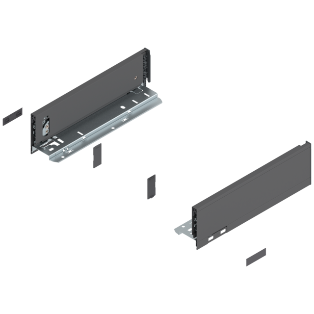 LEGRABOX pure drawer side set height M