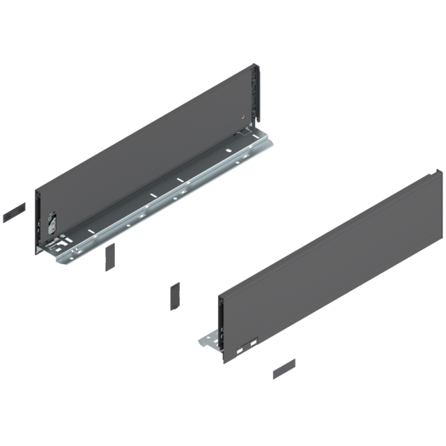 LEGRABOX pure drawer side set height K