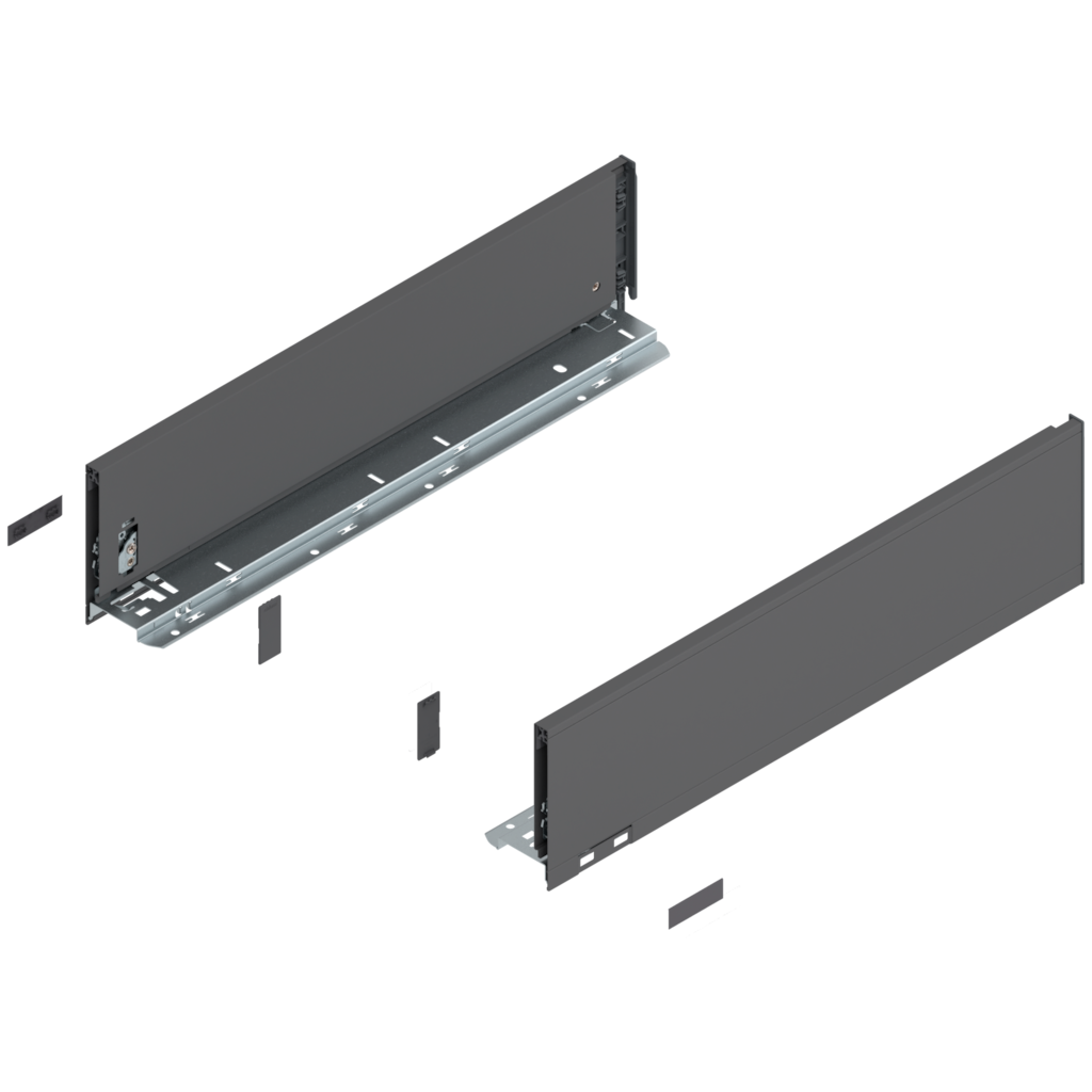 LEGRABOX pure drawer side set height K